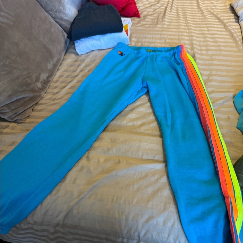 Aviator Nation sweatpants. NWOT. Size XL. Classic style with stripes down side.